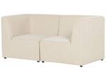 Modulsofa LEMVIG 2-tlg Beige - Creme - 166 x 83 cm