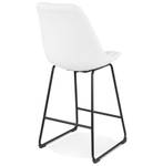 Tabouret De Bar ALICE Blanc - Métal - 48 x 109 x 55 cm