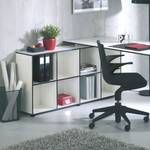 Sideboard Bianconero blanc avec bords noirs