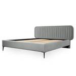 Polsterbett MIAMI Stoff Riviera Grau - Breite: 226 cm