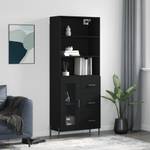 Highboard DE9694 Schwarz - Holzwerkstoff - 34 x 180 x 70 cm