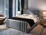 Boxspringbett KANES Hellgrau - Breite: 140 cm