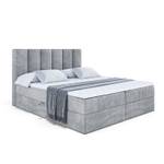 Boxspringbett BOXI1 Hellgrau - Breite: 140 cm - H4