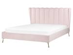 Doppelbett MIRIBEL Gold - Pink - Breite: 187 cm