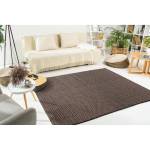 Tapis tressé main BORY Taupe - 80 x 150 cm