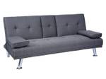 3er-Sofa F60 Anthrazit - Textil