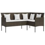 Sofagarnitur Braun - Polyrattan - 50 x 71 x 90 cm