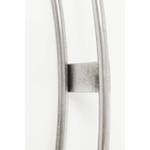 Wanduhr Clip III Silber - 60 x 60 x 10 cm