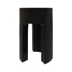 Table basse Sonda Noir - Bois massif - 30 x 43 x 30 cm