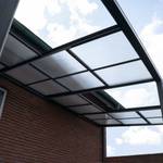 Terrassenüberdachung SOLIS DELUXE Grau - Metall - 300 x 272 x 300 cm
