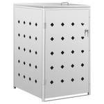 Mülltonnenbox 3000237 Silber - Metall - 69 x 115 x 77 cm