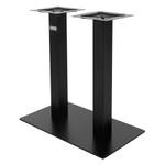 Tischgestell aus Stahl 2er Set Schwarz - Metall - 43 x 72 x 70 cm