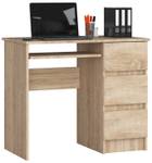 Bureau d'ordinateur A-6 droit CLP Imitation chêne de Sonoma