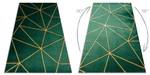Exklusiv Emerald Teppich 1013 Glamour 80 x 150 cm