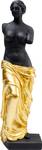 Deko Figur Classic Beauty Schwarz - Gold - Kunststoff - Stein - 14 x 48 x 13 cm