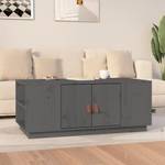 Couchtisch D731 Grau - Massivholz - 50 x 41 x 100 cm