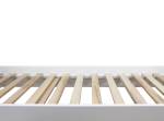 lit Lynn Blanc - Bois massif - Bois/Imitation - 98 x 80 x 206 cm