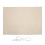 Voile d'ombrage rectangulaire beige Beige - Argenté - Métal - Textile - 350 x 1 x 250 cm