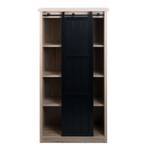 Schrank K75 Buche Dekor - Schwarz