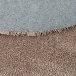 Hochflor Teppich Harmony Rund Taupe - 133 x 133 cm