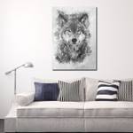 Leinwandbild Wolf Natur Tiere