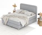 Boxspringbett Salvi Grau - Breite: 200 cm