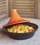 Tajine 15097 Orange - Naturfaser - 2 x 18 x 25 cm