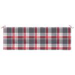 Coussin de banc de jardin Anthracite - Rouge