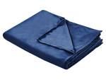 Housse de couverture lestée RHEA Bleu - Bleu marine - 135 x 200 cm