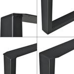 Set de 2 pieds de meuble Makers Noir - 60 x 72 cm