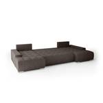 Ecksofa Big Sofa Eckcouch DEIA U Form Braun