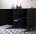 Buffet Luke A2 Noir - Hauteur : 82 cm