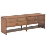 TV-Schrank mit 4 Schubladen D197 Braun - Massivholz - 30 x 40 x 120 cm