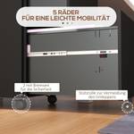 Aktenschrank 924-070V00BK Braun - Metall - 44 x 68 x 37 cm