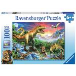 Puzzle Bei Den Dinosauriern