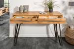 Konsolentisch LIVING EDGE Braun - Massivholz - Holzart/Dekor - 120 x 82 x 40 cm