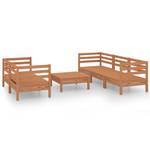 Garten-Lounge-Set Braun - Massivholz - Holzart/Dekor - 64 x 29 x 64 cm