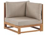 Canapé de jardin TIMOR Beige - Gris - Chêne clair - Taupe - 167 x 167 cm