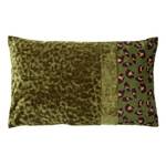 Housse de coussin Bailey Vert brillant - 50 x 30 x 50 cm