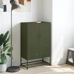 Highboard DE5043 Grün - Metall - 39 x 112 x 68 cm