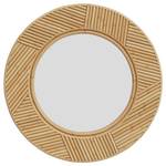 Miroir Lapta Beige - Rotin - 40 x 40 x 1 cm