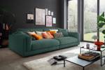 Big Sofa RAINA Smaragdgrün - Breite: 254 cm - Textil