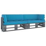 Palettensofa 3016503-3 (2-teilig) Blau - Grau