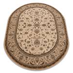 Tapis en Laine Omega Ovale Aries Fleurs Beige - Textile - 170 x 1 x 235 cm