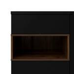 Sideboard Rosa Schwarz Schwarz - Holz teilmassiv - 89 x 119 x 36 cm