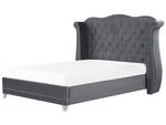 Doppelbett AYETTE Grau - Breite: 225 cm