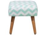 Tabouret OSAGE Vert - Menthe - Chêne clair - Blanc