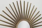 Wandspiegel Flattered Gold - Metall - 92 x 92 x 3 cm