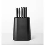 Tasty+ Knife Block plus Knives Grau - Metall - 9 x 37 x 9 cm