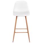 Tabouret de bar Rodrik (Lot de 2) Blanc - Textile - 42 x 100 x 49 cm